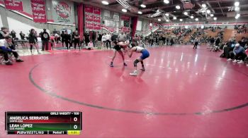 100 lbs Quarterfinal - Leah Lopez, San Marino vs Angelica Serratos, Santa Ana