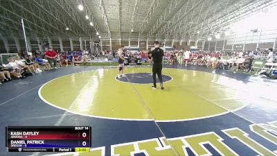 165 lbs Placement Matches (8 Team) - Kash Dayley, Arizona vs Daniel Patrick, Oregon