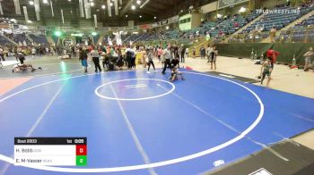 46 lbs Quarterfinal - Hudson Bobb, Gorilla Wrestling Bismarck_ ND vs Elijah Malepear-Vasser, Ready RP