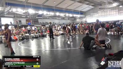 100 lbs Round 8 (10 Team) - Landon Stambaugh, Piedmont WC vs Russell Goree, Violent Little Machines