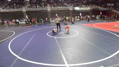 58 lbs Round Of 16 - Liam Stuart, Top Of The Rock WC vs Sterling Redding, Hardin WC