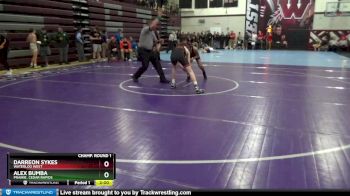 126 lbs Champ. Round 1 - Darreon Sykes, Waterloo West vs Alex Bumba, Prairie, Cedar Rapids