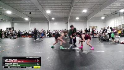 115/122 Round 3 - Lily Nguyen, Summerville Takedown Club vs Karsyn Boyd, Legacy Elite Wrestling