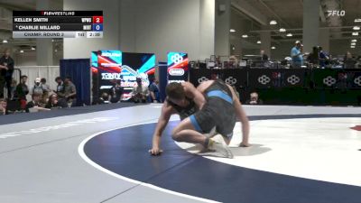 74 lbs Champ. Round 3 - Kellen Smith, West Point Wrestling Club vs Charlie Millard, Minnesota - RTC