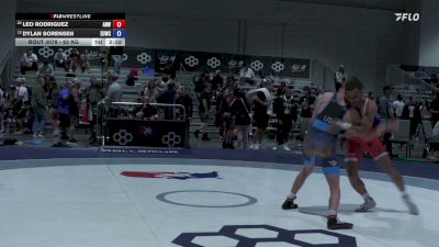 63 kg Cons. Rd Of 16 - Leo Rodriguez, All Navy Wrestling vs Dylan Sorensen, Eastside United Wrestling Club