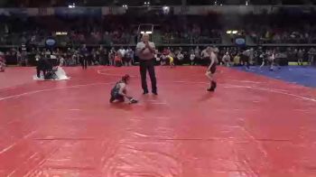 75 lbs Quarterfinal - Everett Murtha, Moen Wrestling Academy vs Serenity Ross, Red Devil Wrestling Club