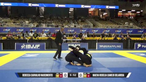 Rebecca Carvalho Nascimento vs Maeva Roselia Camejo Delarosa 2026 Pan Jiu Jitsu IBJJF Championship