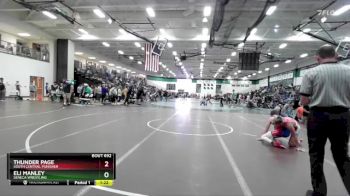 132 lbs Cons. Round 6 - Thunder Page, South Central Punisher vs Eli Manley, Seneca Wrestling