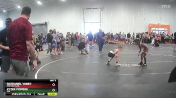 70 lbs Semifinal - Nathaniel Yoder, Panther Club vs Kyzer Powers, C2X