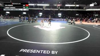 Girls 120 lbs Semifinal - Eva Reinitz, Centralia (Girls) vs Linsey Ortega, Toppenish (Girls)