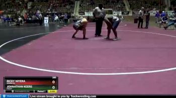 285 lbs Quarterfinal - Ricky Niyera, Baker HS vs Johnathan Keers, Foley