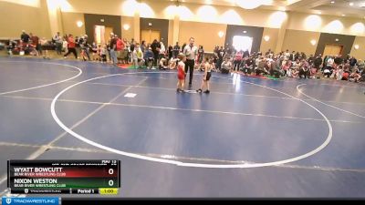 57 lbs Cons. Round 1 - Nixon Weston, Bear River Wrestling Club vs Wyatt Bowcutt, Bear River Wrestling Club