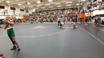 105 lbs Quarterfinal - Fischer Lewis, Thermopolis Middle School vs Beckham Jacobs, Lander Middle School