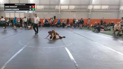 76 lbs Round 4 (6 Team) - Connor Dobson, Kardiac Kidz vs Josie Wisecup, Dayton Bandits