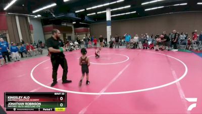 49 lbs Cons. Semi - Jonathan Robinson, Panther Youth Wrestling-CPR vs Kingsley Alo, Nolfpack Wrestling Academy