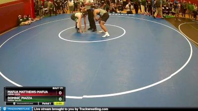 190 lbs Champ. Round 1 - Dominic Piazza, Virgin Valley vs Mafua Matthews-Mafua, Sierra Vista