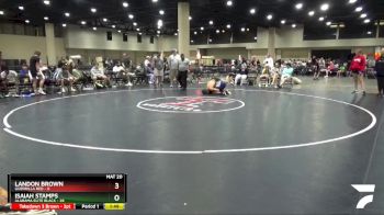 138 lbs Placement Matches (32 Team) - Isaiah Stamps, Alabama Elite Black vs Landon Brown, Guerrilla Red