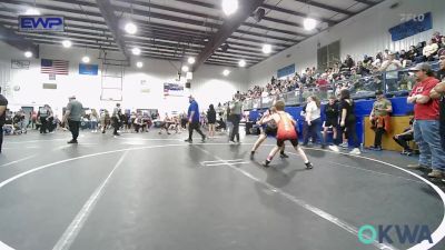 90 lbs Consi Of 4 - Jaxon Johnson, Carl Albert vs Kaden Payne, Lone Grove Takedown Club