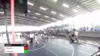 54 lbs Final - Tate Russell, ReZults Wrestling vs Jodeci Gutierrez, La Familia NM