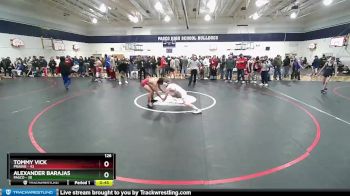 126 lbs Cons. Round 3 - Tommy Vick, Prairie vs Alexander Barajas, Pasco