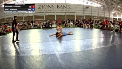 165 lbs Stephen Seymour, California vs Riley Shaffer, Pennsylvania Red