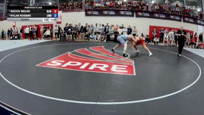 86 kg Semis - Rocco Welsh, NLWC/TMWC vs Rylan Rogers, Lehigh Valley Wrestling RTC