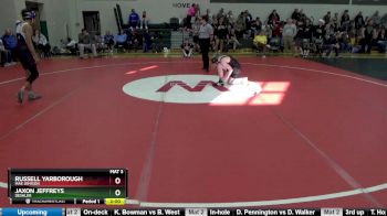 106 lbs Round 2 - Russell Yarborough, Mae Jemison vs Jaxon Jeffreys, Deshler