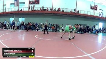 120 lbs Cons. Round 5 - Zachariah Nekolite, Contenders Wrestling Academy vs Gavin Mason, Contenders Wrestling Academy