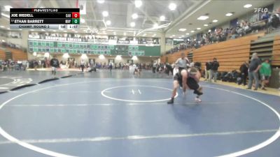 157 lbs Champ. Round 2 - Ethan Barrett, Murrieta Valley vs Joe Iredell, Carlsbad