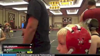 46 lbs Round 3 (4 Team) - Cai Becker, Armory Blue vs Cael Vermeulen, Steel Valley Red