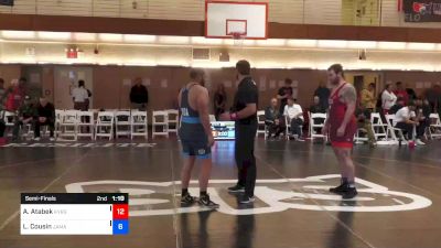 130 kg Consolation - Max Diaz, NMU-National Training Center vs Sammy Deseriere, Western Colorado Wrestling Club