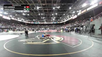 106 lbs Champ. Round 1 - Tate Lawrence, Redmond vs Jordan Dodge, Nampa
