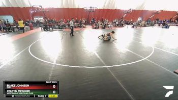 145 lbs Quarterfinal - Blake Johnson, Iowa vs Colten McGuire, West Plains Wrestling Club