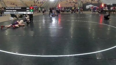 120 lbs Cons. Semi - Whittaker Noggle, Nashville Catholic Wrestling vs Brooks Reid, White Buffalo Wrestling Academy