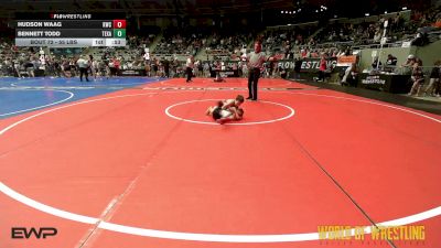 55 lbs Consi Of 16 #2 - Hudson Waag, Keystone Wrestling Club vs Bennett Todd, Texas Elite Wrestling Club