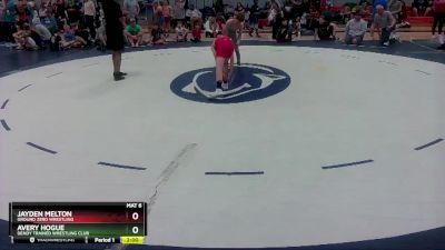 92 lbs Quarterfinal - Avery Hogue, Dendy Trained Wrestling Club vs Jayden Melton, Ground Zero Wrestling