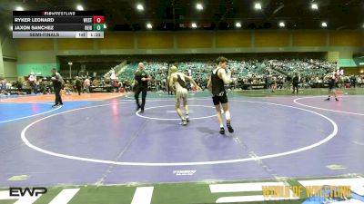 89 lbs Semifinal - Ryker Leonard, Westshore Wrestling Club vs Jaxon Sanchez, Reign Wrestling Club
