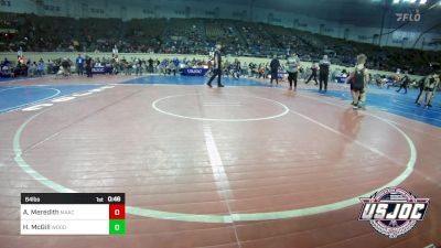 64 lbs Round Of 16 - Aiden Meredith, MAAC Wrestling vs Holt McGill, Woodward Youth Wrestling