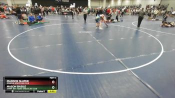 150 lbs Cons. Round 2 - Maddox Slater, Mandan Wrestling Club vs Mason Basile, Tampa Bay Tigers Wrestling Club