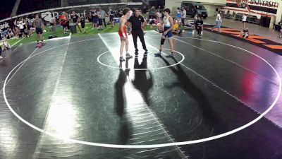 132 lbs Cons. Sub-quarters - Drew Lucas, Oregon vs Beckett Clear, California