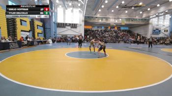 132 lbs Cons. Round 2 - Tyler Delcollo, Delaware Military Academy vs Emilio Hoffman, Appoquinimink