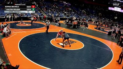 120 lbs Cons. Round 1 - Aaliyah Roldan, Oswego (H.S.) vs Sophia Bechelli, West Frankfort (Frankfort)