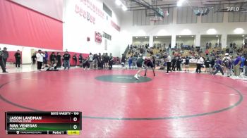 190 lbs Quarterfinal - Ivan Venegas, Montgomery vs Jason Landman, Mountain Empire