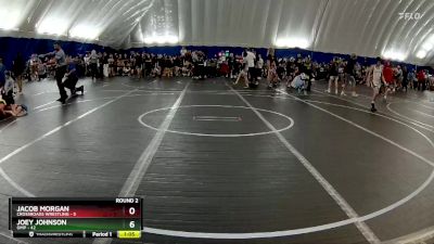 110 lbs Round 2 (8 Team) - Joey Johnson, OMP vs Jacob Morgan, Crossroads Wrestling