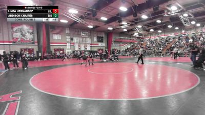 120 lbs Cons. Round 2 - Addison Chaires, Bonita vs LINDA HERNANDEZ, Colony