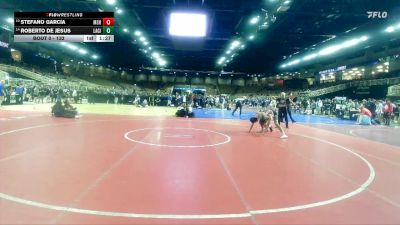 132 lbs Champ. Round 2 - Stefano Garcia, Miami Southridge Hs vs Roberto De Jesus, Lake Gibson
