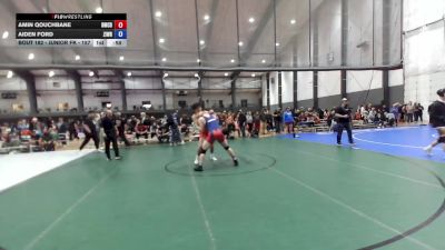 Open Men FK - 202.8 Champ. Round 3 - Amin Qouchbane, Barlow Mat Club (DBA Barlow Wrestling) vs Aiden Ford, Zillah Wrestling