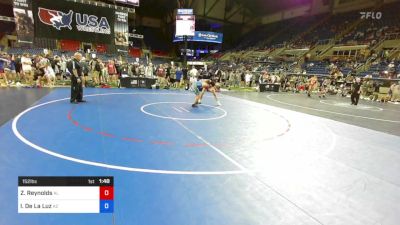 152 lbs Cons 32 #1 - Zach Reynolds, Alabama vs Isaak De La Luz, Arizona