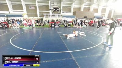 144 lbs Cons. Round 4 - Froylan Mendez, OR vs Kaden Kimzey, WY