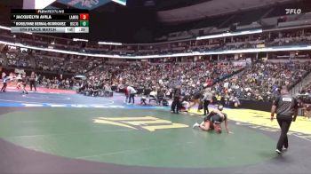 G145-4A 5th Place Match - Roselynne Bernal-Rodriguez, Basalt High School Girls vs Jacquelyn Avila, Lamar Girls